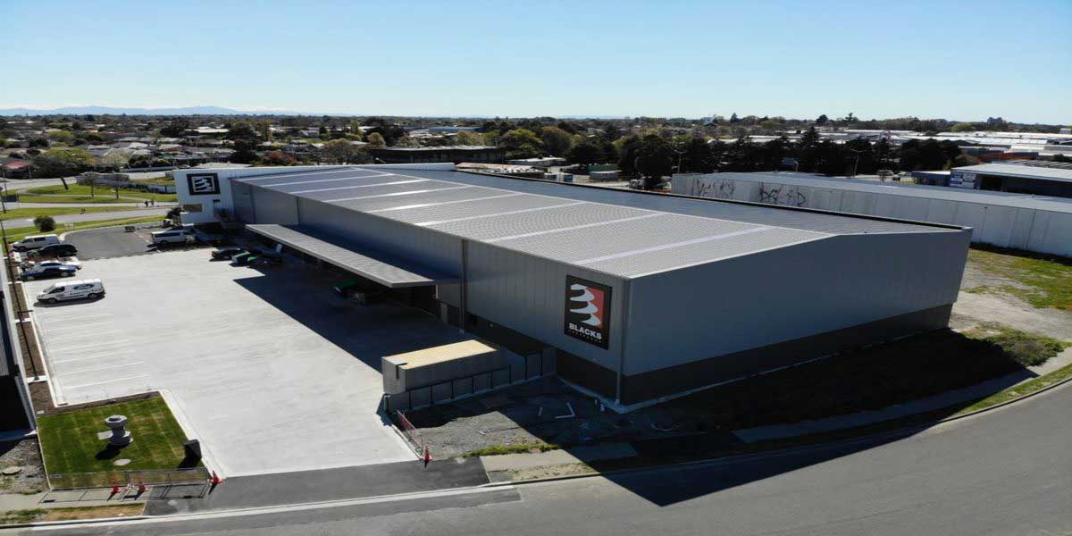 Proyecto black fasteners distribution centre christchurch nz